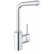 Grifo de lavabo GROHE 23739002 Concetto lavabo L caño alto recto Zero zinc y plomo